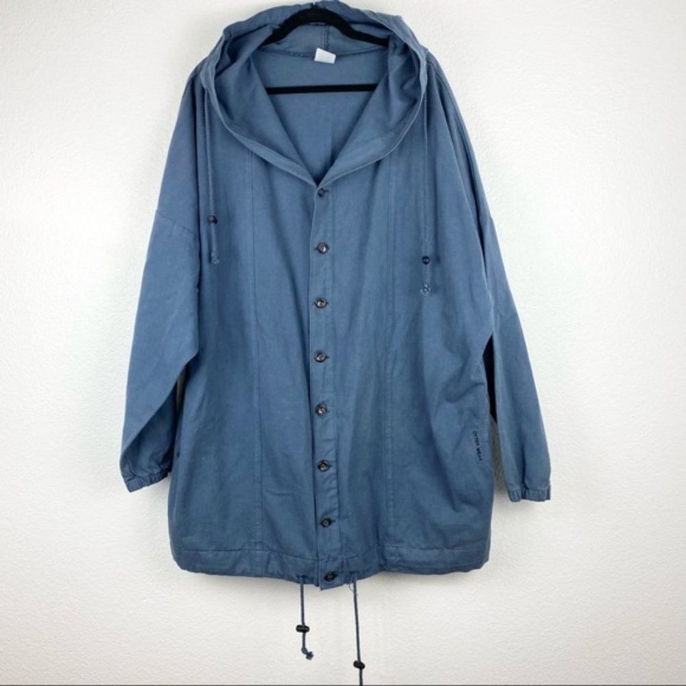 Vintage Blue Canvas Jacket xxl